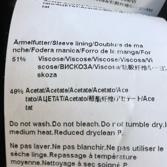 Hugo Boss Men's Jacket Navy Blue 42R The Jam75 Slim Fit Virgin Wool - Picture 16 of 16